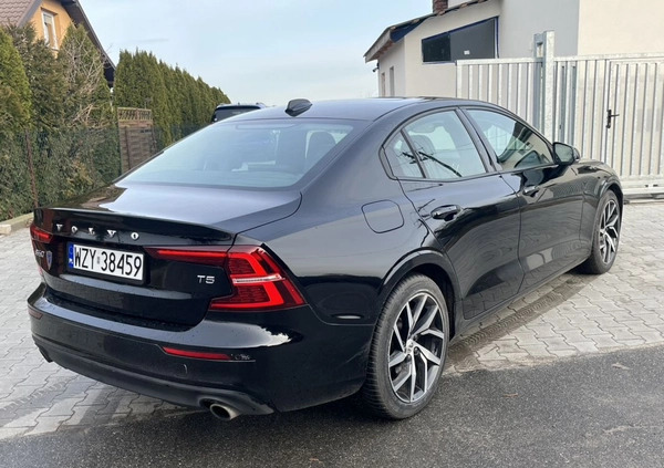 Volvo S60 cena 99900 przebieg: 43000, rok produkcji 2019 z Mordy małe 154